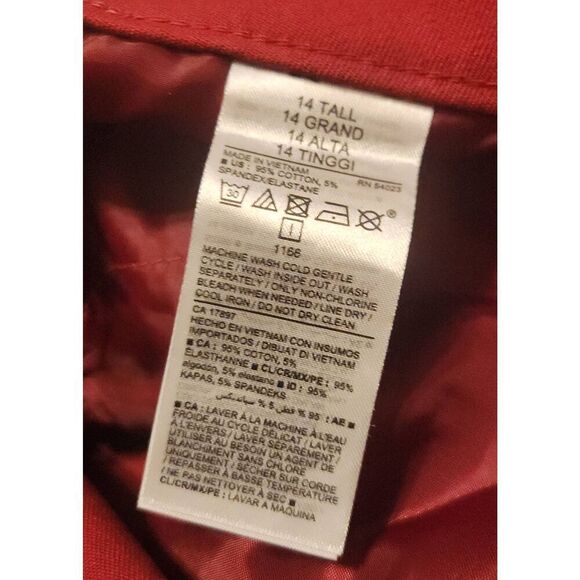 P4  Old Navy Pixie red wine   casual/dress pants - Picture 8 of 8